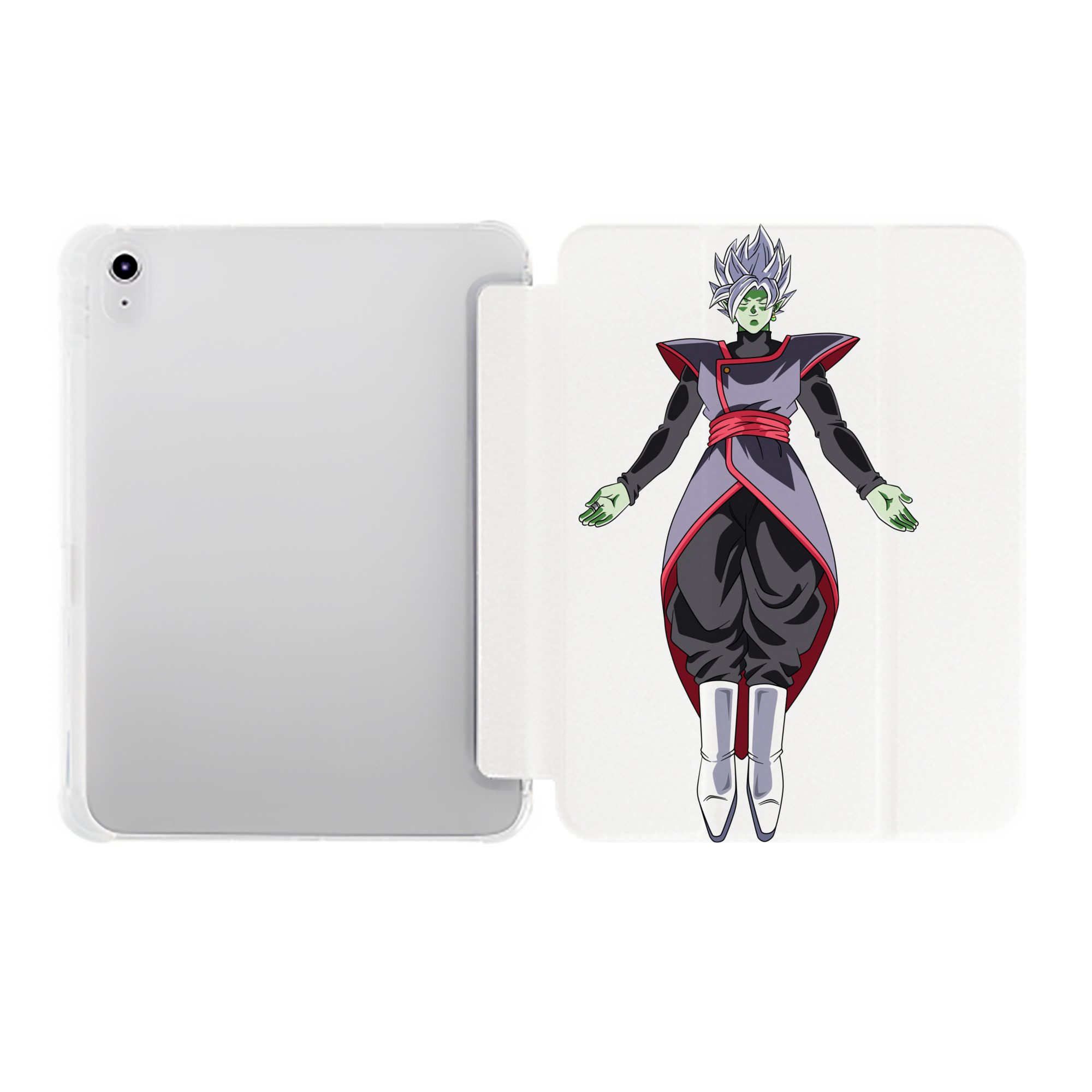 （画像用） ドラゴンボール ベジット DRAGON BALL Vegetto IPad ケース ペン収納付き 三つ折りスタンド PUレザー×シリコン 対応機種9.5/10.5/10.9インチ